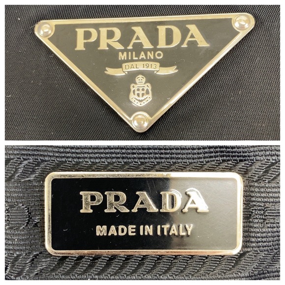 Prada Prada Nylon Leather Tessuto Logo Tote Bag Canvas Tote Bag - Picture 4 of 10